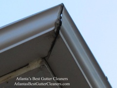 Norcross's Best Gutter Cleaners can repair gutter problems.