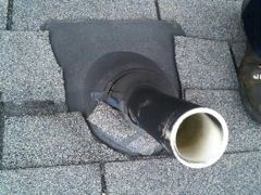 Norcross's Best Gutter Cleaners' Certainteed Certified roofers can replace your cracked and rotted vent boots.